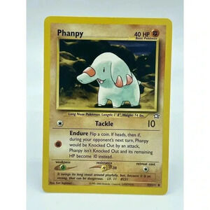 Phanpy 43/111 Neo Genesis Pokemon TCG Non Holo Vintage‎ 2000 LP